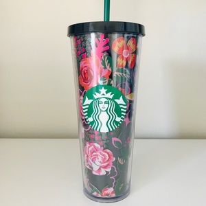 🌟SOLD🌟Starbucks Ban.do Floral Tumbler